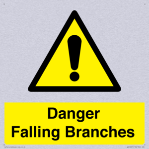 Danger Falling Branches